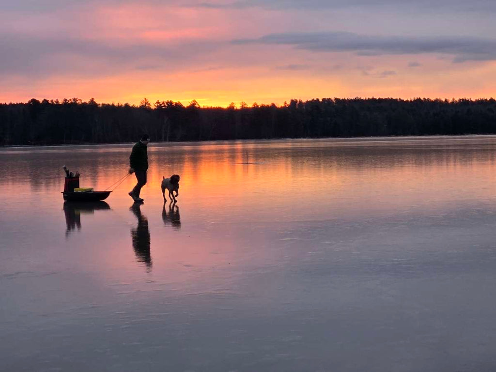 Semi Guided Half Day Ice Fishing